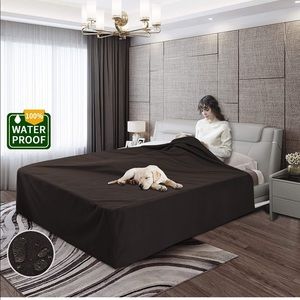 Easy-Going 100% Waterproof Fleece Bed Cover Washable Furniture Protector Cover